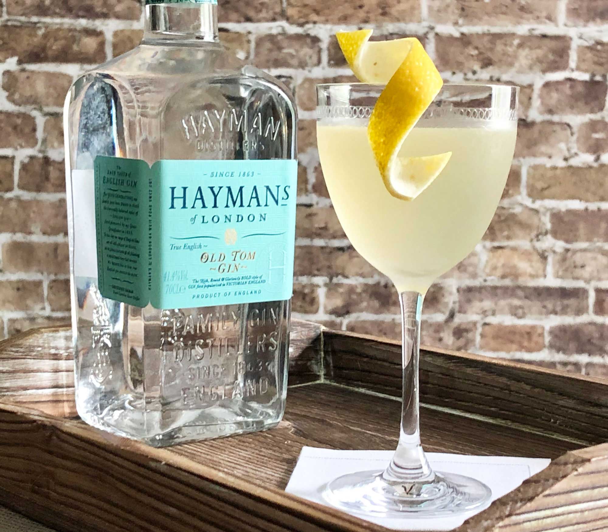 An example of the Resolute, the mixed drink (cocktail), by Savoy Cocktail Book, featuring Hayman’s Old Tom Gin, Rothman & Winter Orchard Apricot Liqueur, lemon juice, and simple syrup; photo by Lee Edwards