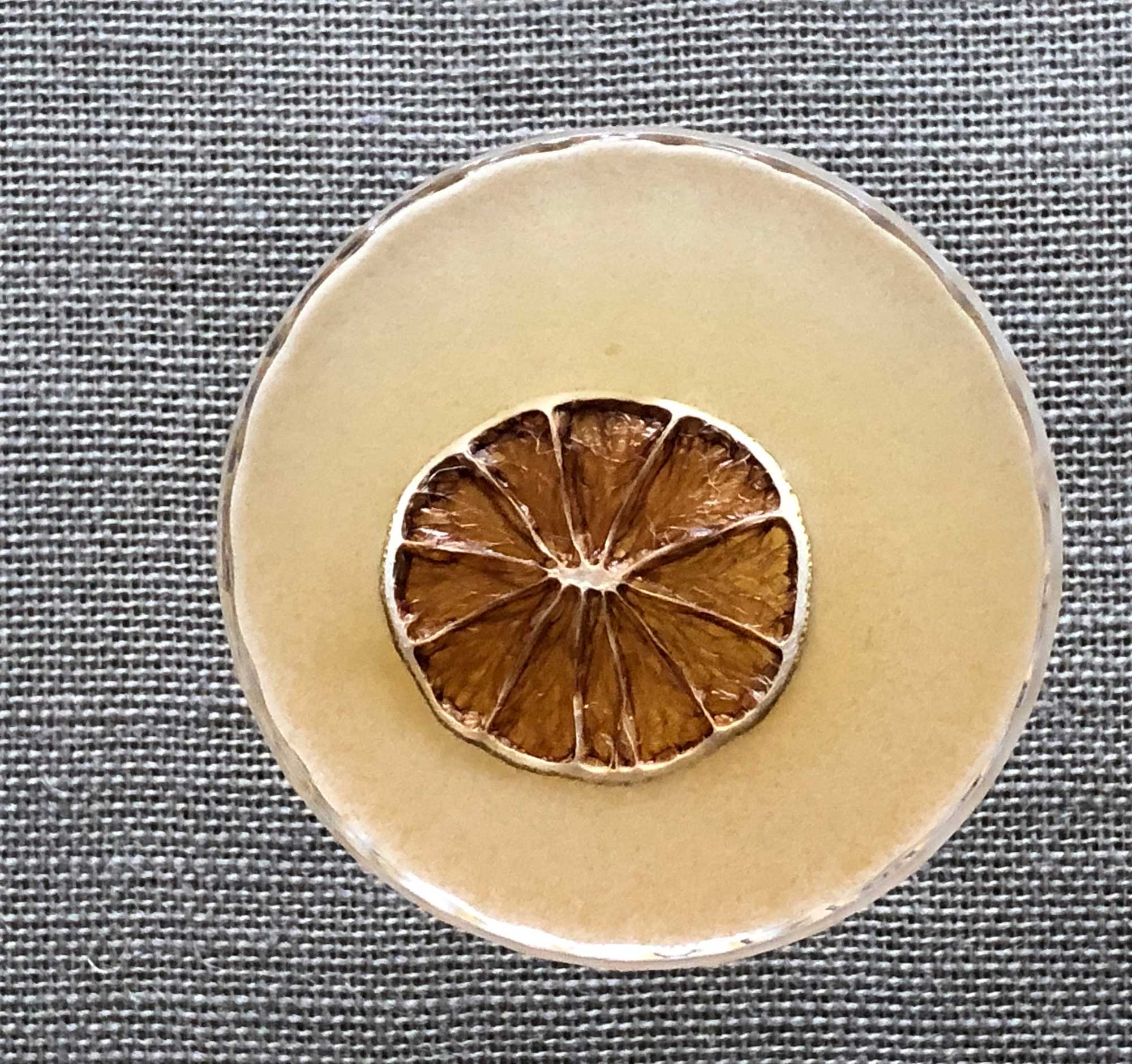 An example of the Undiscovered Country, the mixed drink (cocktail), by Scott Diaz, Triple Door, Seattle, featuring KRONAN Swedish Punsch, Cocchi Americano Bianco, pisco, and lime juice; photo by Lee Edwards